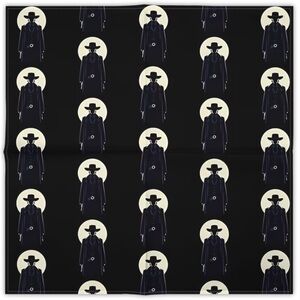 🌙 Western Outlaw Pattern Square Bandana Scarf